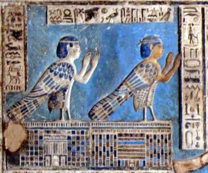 soffitto astronomico tempio Hathor Dendera Ba egizio anima ali